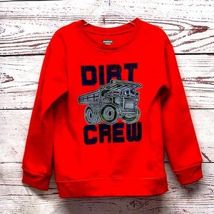 Garanimals "Dirt Crew" Sweatshirt Size 4t